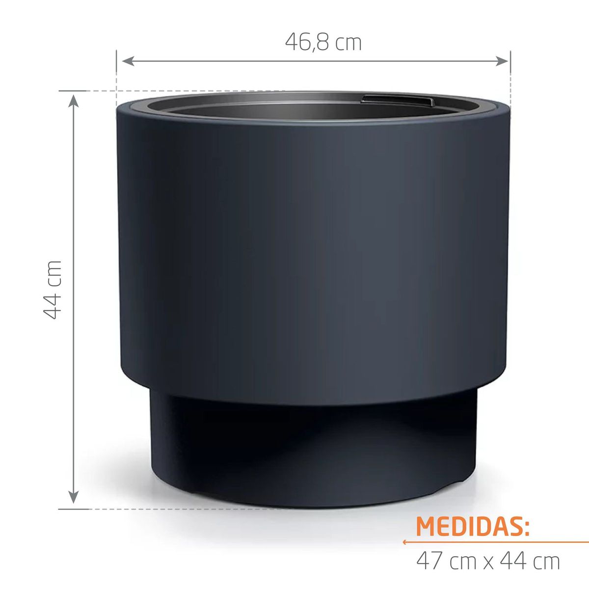 TUMATERA - Matera Heos 47 Cm Antracita