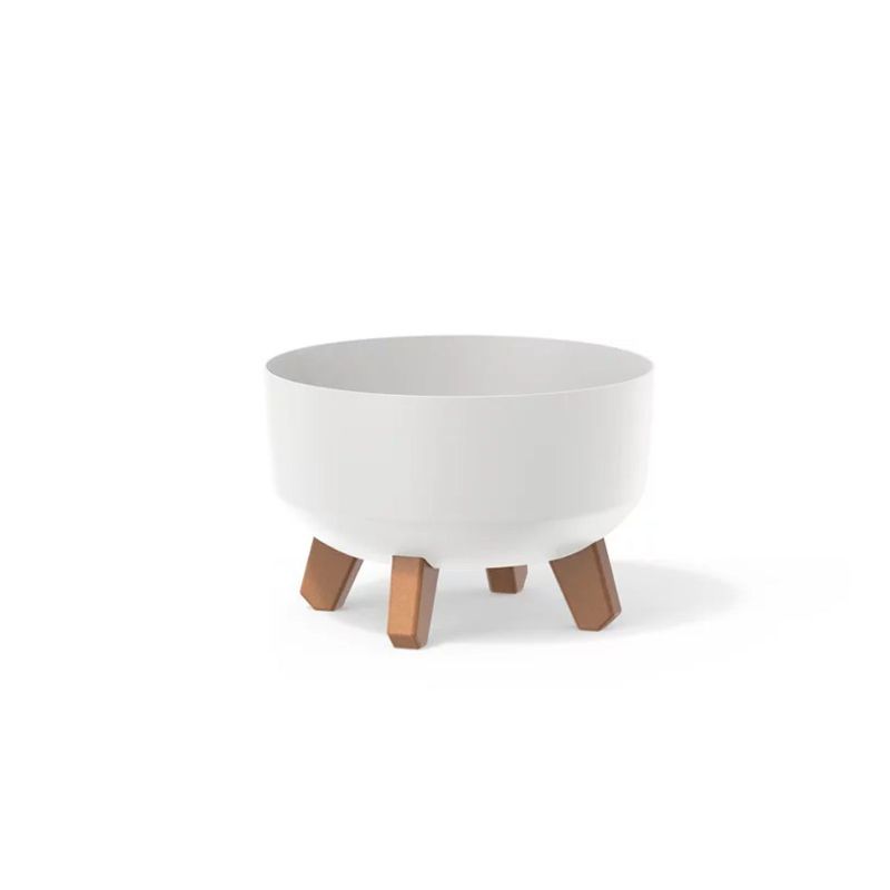 TUMATERA - Matera Gracia Round Low 24 Cm Blanco