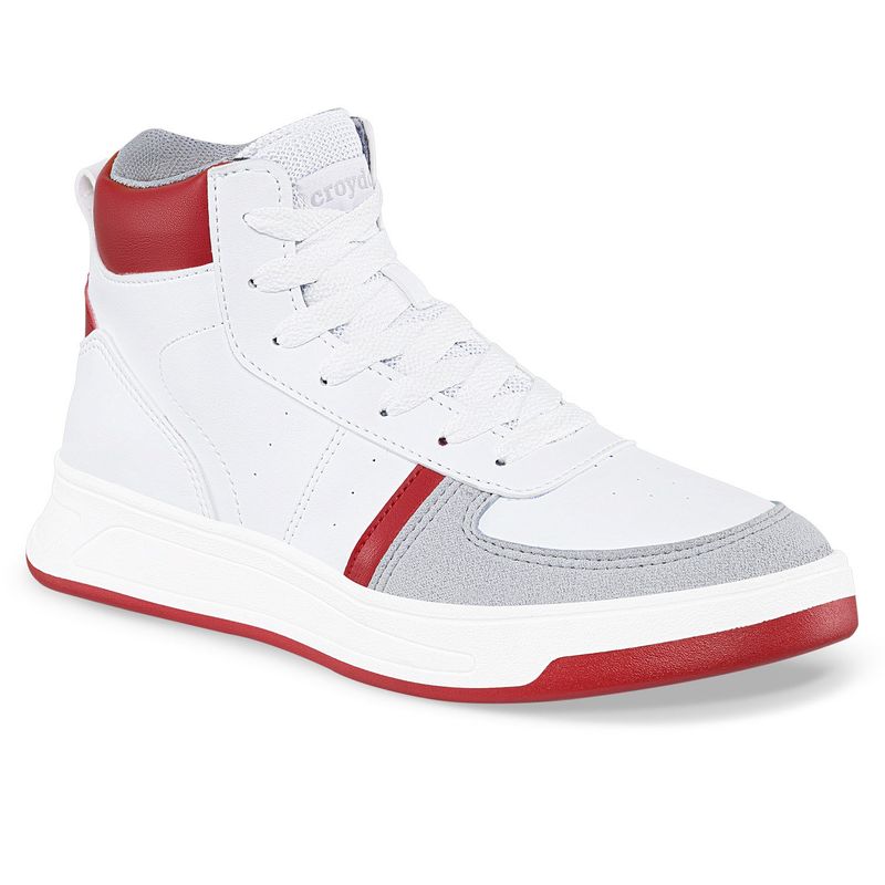 CROYDON - Tenis Urbanos Eros Blanco-Rojo para Hombre Croydon