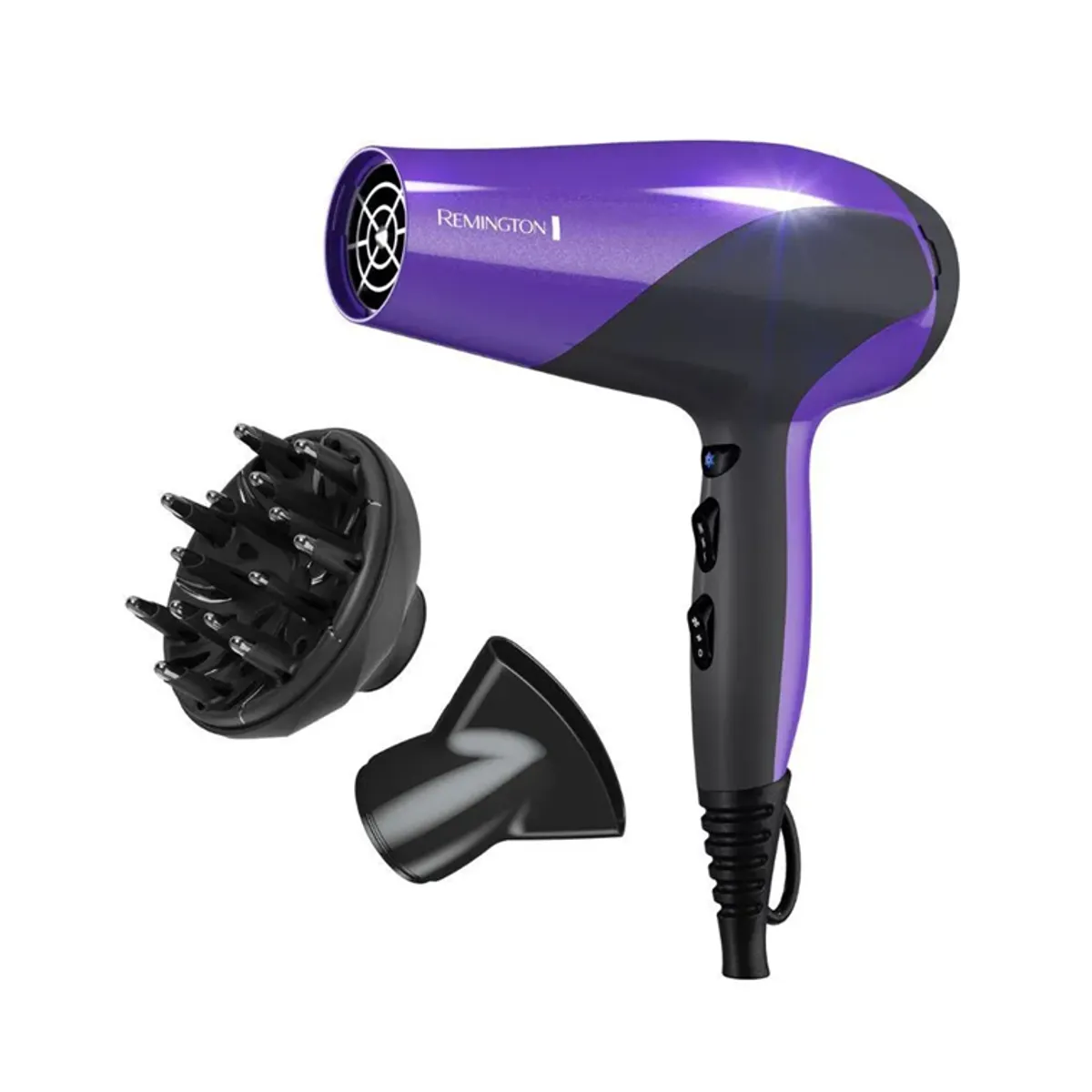REMINGTON - Secador de Cabello Remington Power Shine Cerámica Turmalina Morado D3190
