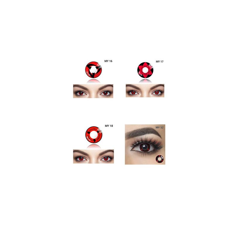 GENERICO - lentes cosplay naruto  porta lentes MY18