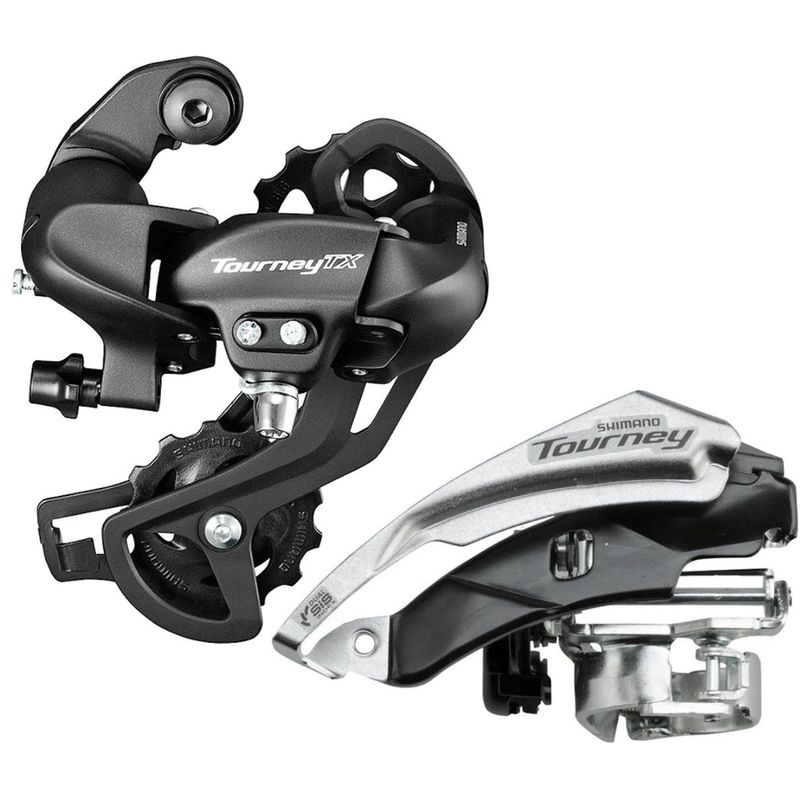 SHIMANO - Combo Shimano Tensor Y Descarrilador Tourney Bcicleta Mtb