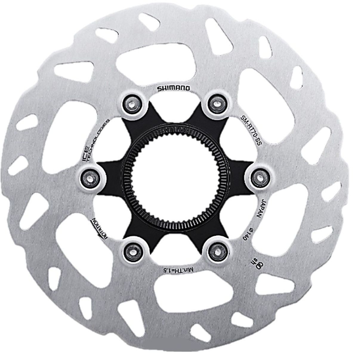 SHIMANO - Rotor Freno Disco Shimano 105 Rt70 140mm Center Lock Ruta
