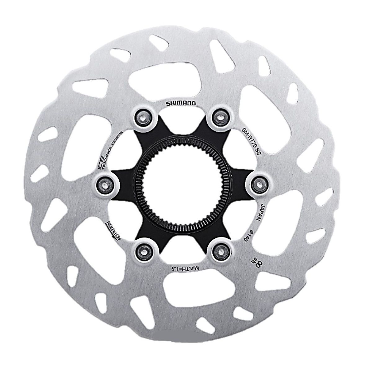 SHIMANO - Rotor Freno Disco Shimano 105 Rt70 140mm Center Lock Ruta
