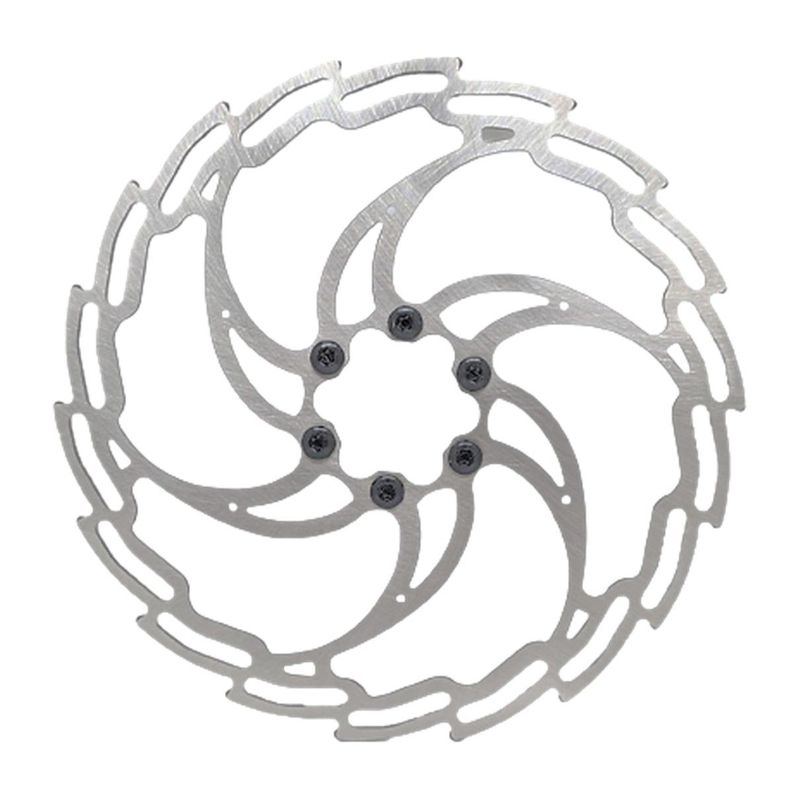 GW - Disco Rotor Gw Freno Bicicleta 6 Tornillo 203mm Super Ligero