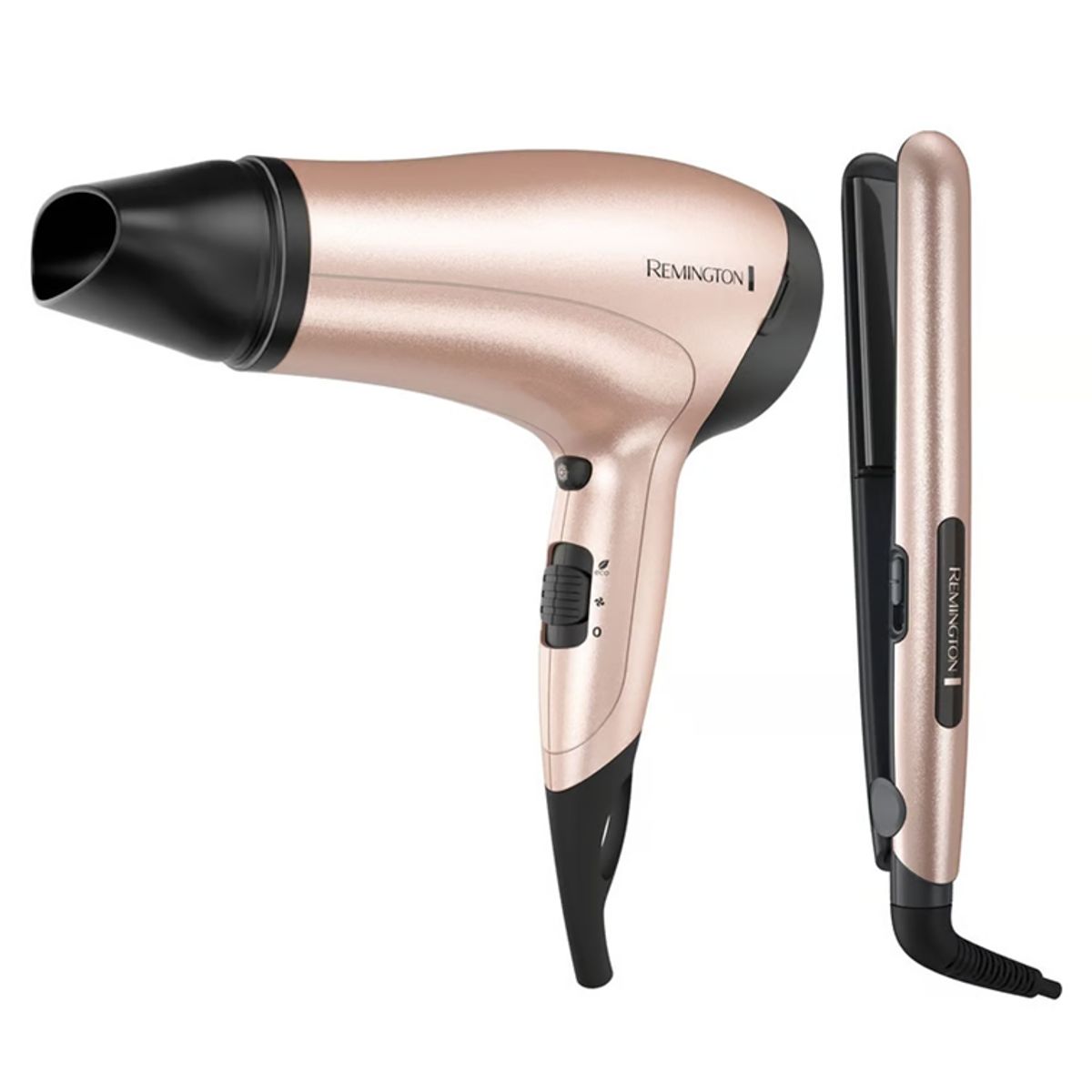 REMINGTON - Combo Plancha de Cabello Remington + Secador Rose Gold D3015-S1520