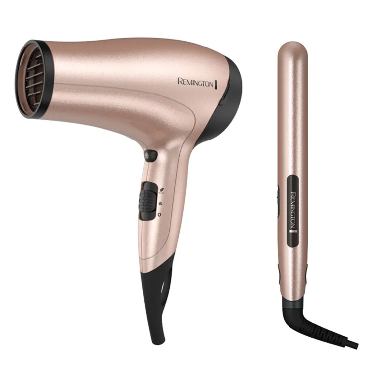 REMINGTON - Combo Plancha de Cabello Remington + Secador Rose Gold D3015-S1520