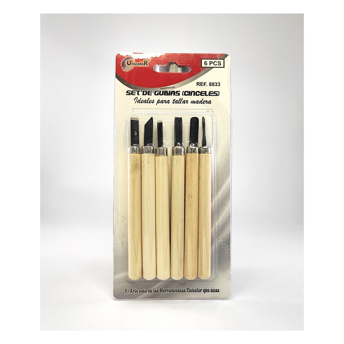 POINTER - Gubias Para Tallar Madera X 6 Piezas