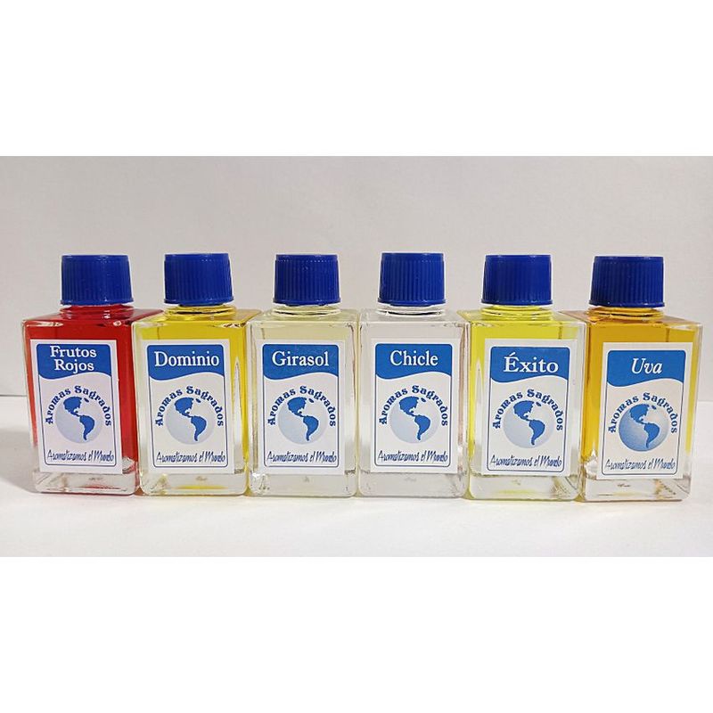 ECOESENCIAS - Esencias En Aceite X12 Und Fragancias Pebetero-Aromas Sagrados