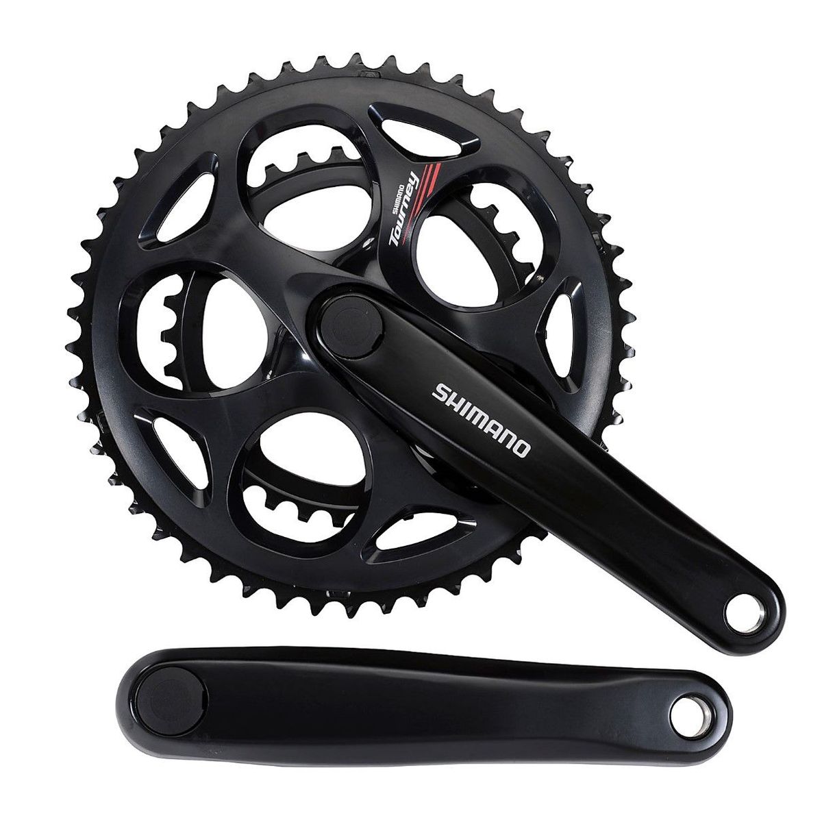 SHIMANO - Plato Biela Shimano A070 Tourney 5034 Biplato 170mm Ruta