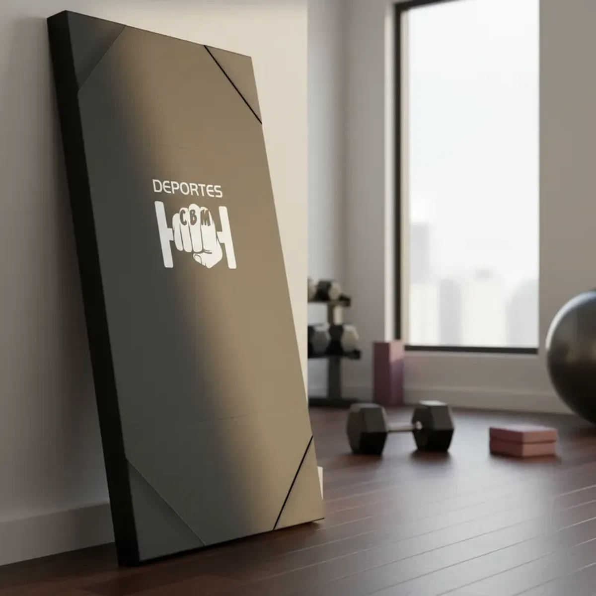 DEPORTES CBM - Colchonetas profesionales deportivas en tela impermeable gym gimnasio