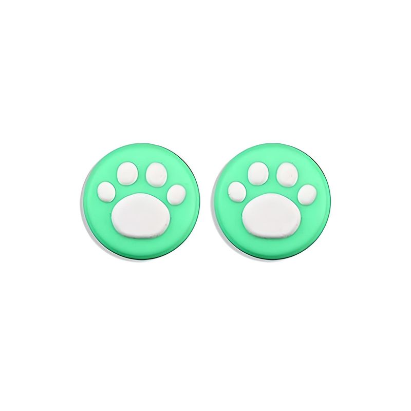 GENERICO - Protectores de Joystick para Nintendo Switch - Ultra Ligero  Verde + Blanco Huella