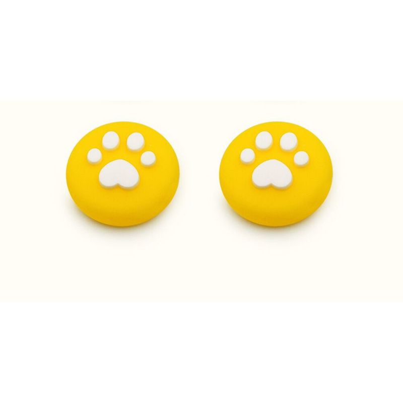 GENERICO - Protectores de Joystick para Nintendo Switch - Ultra Ligero  Amarillo Huella