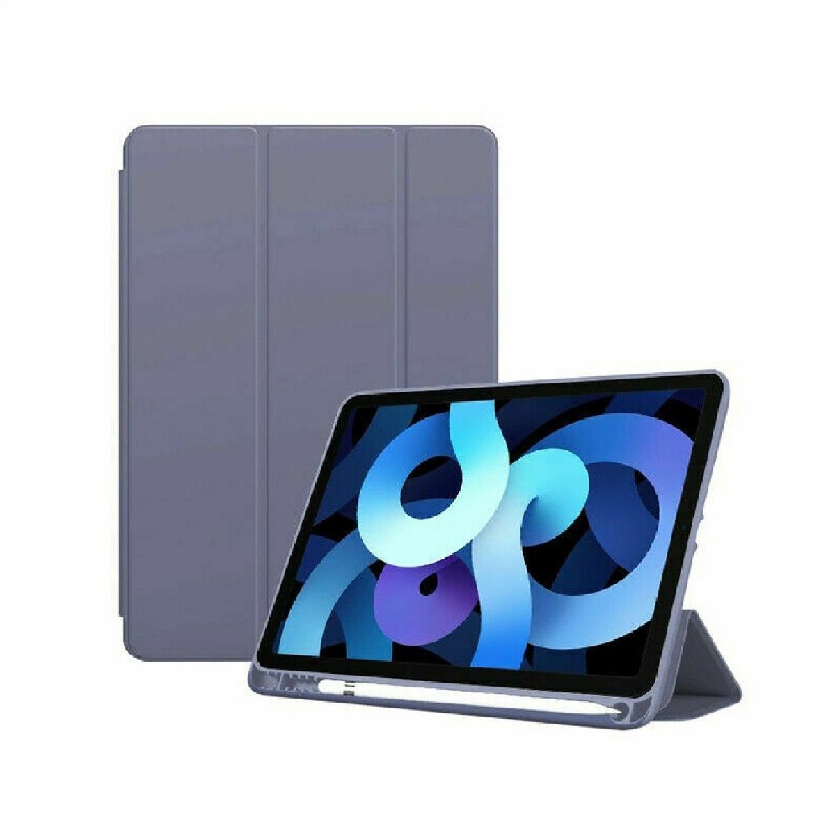 GENERICO - Estuche Protector Smart Folio Magnético Para Ipad Pro 11 Versiones 2020 A 2025 Color Azul Lavanda