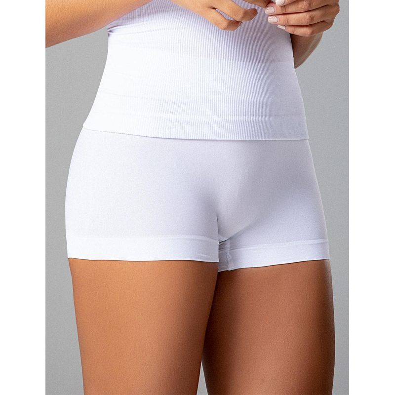 DIANE & GEORDI - Panty Bóxer Seamless 0S1003 - Blanco