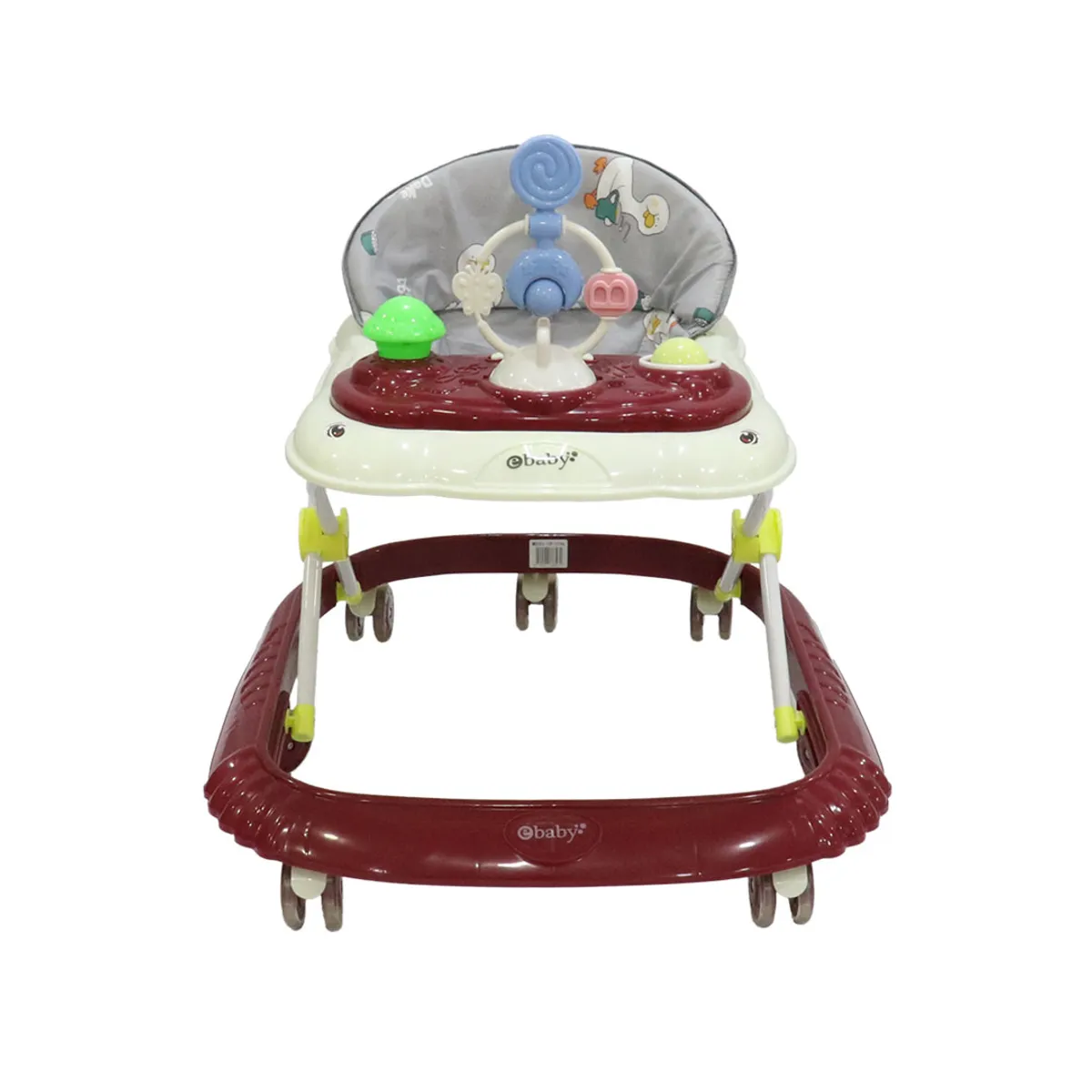 EBABY - Caminador interactivo CRISTAL EB418 VINOTINTO