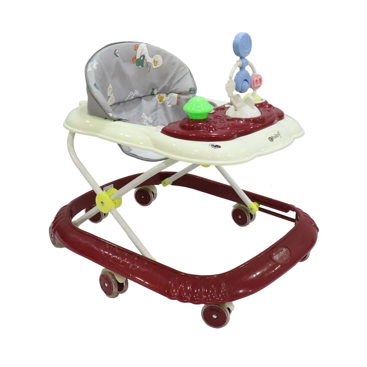 EBABY - Caminador interactivo CRISTAL EB418 VINOTINTO