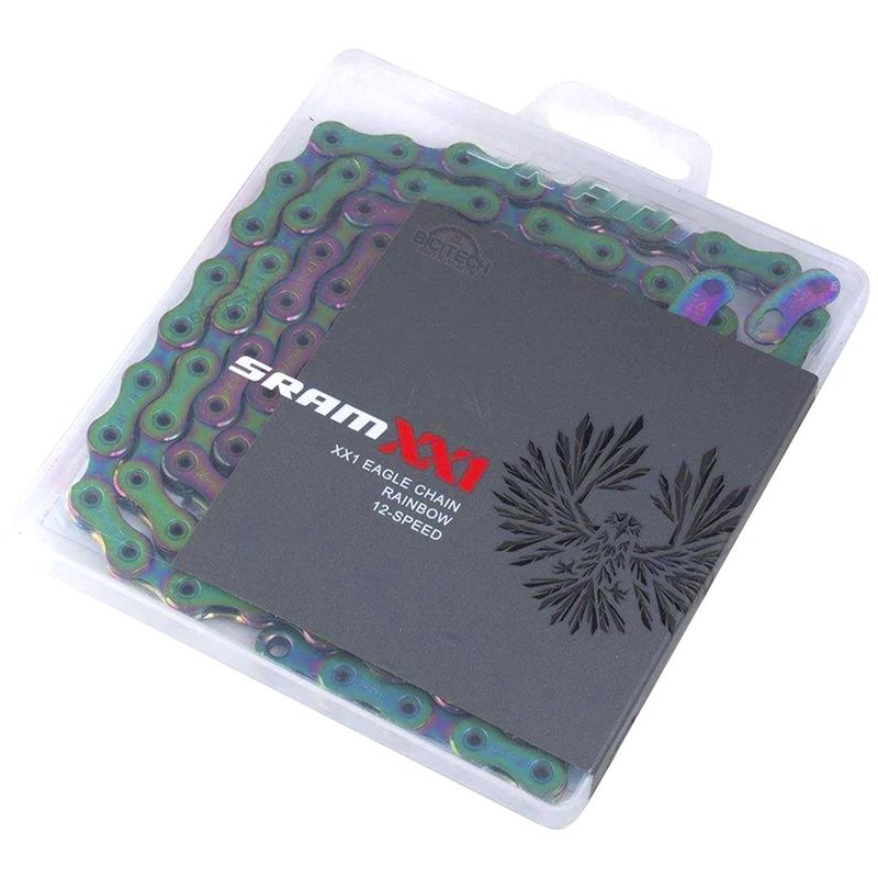SRAM - Cadenilla 12 Velocidades Sram Xx1 Eagle Tornasol Cadena Ruta
