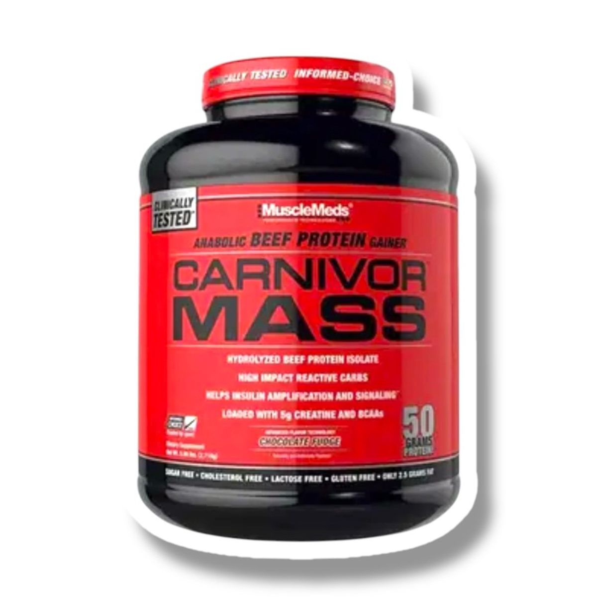 MUSCLEMEDS - Carnivor Mass 57L Aislado de Proteina Carne de Res Lab Musclemed