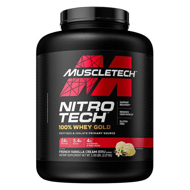 MUSCLETECH - Proteina nitrotech whey gold 5l lab muscletech