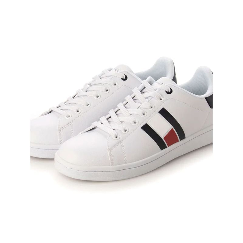 TOMMY HILFIGER - Tenis Blancos Casuales Para Hombre Tommy Hilfiger
