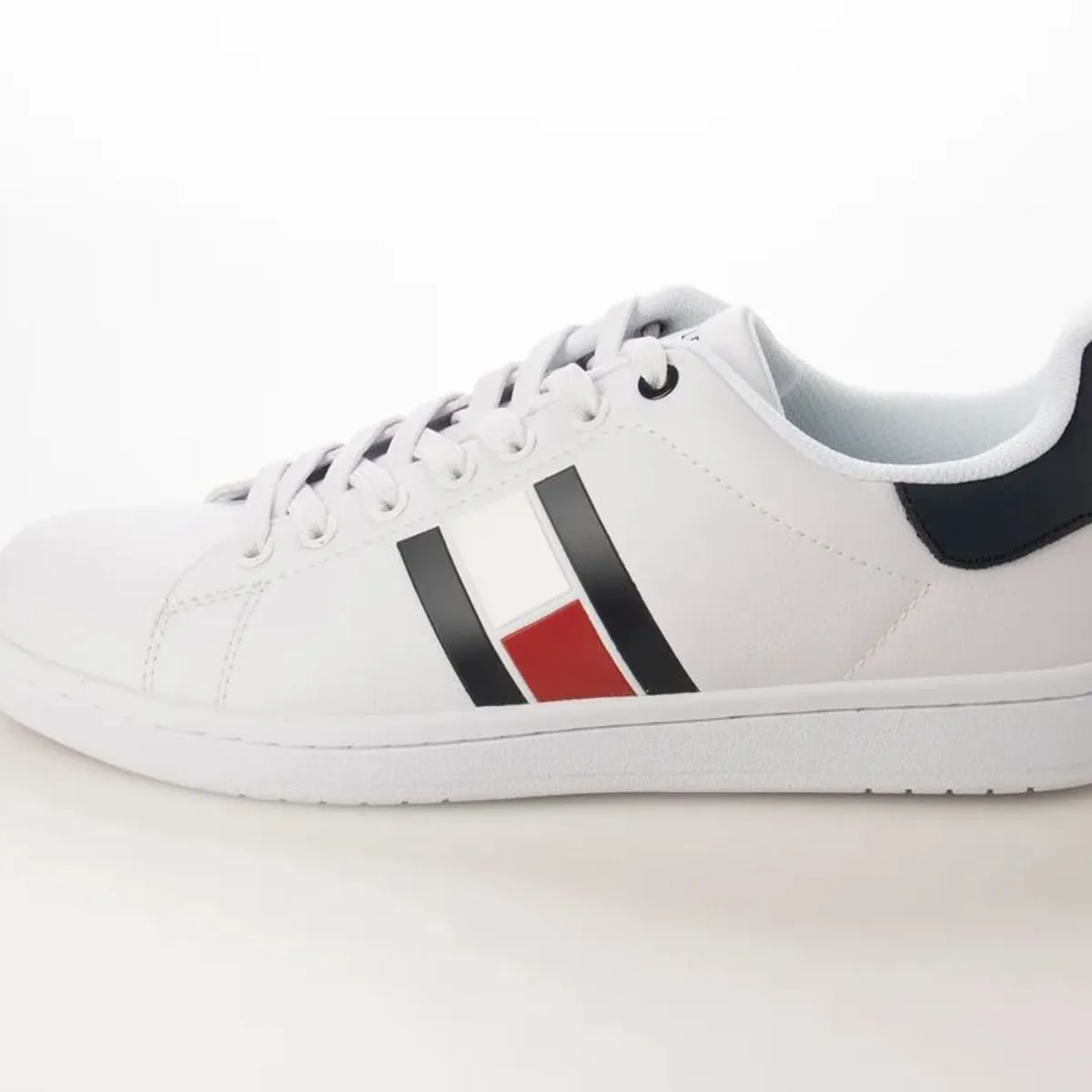 TOMMY HILFIGER - Tenis Blancos Casuales Para Hombre Tommy Hilfiger