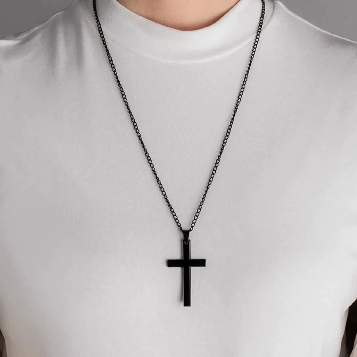 ACCESORIOS Y ACABADOS - Collar de Cruz para Hombres y Mujeres