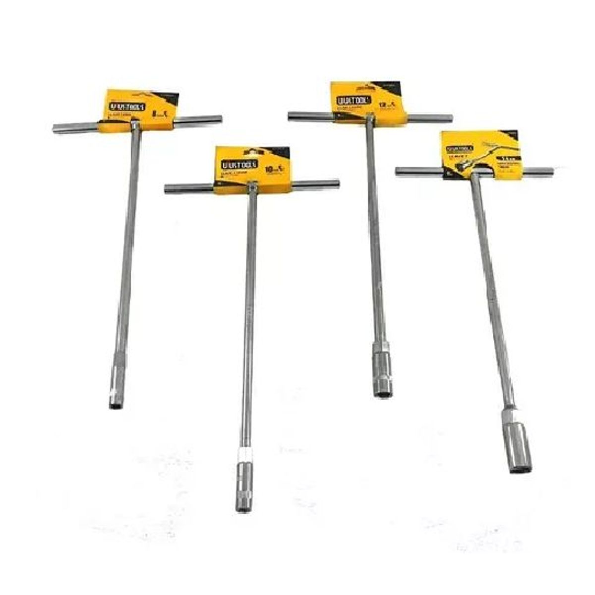 UYUSTOOLS - Juego De Copas Hexagonales En T 8pcs Uyustools Profesional.