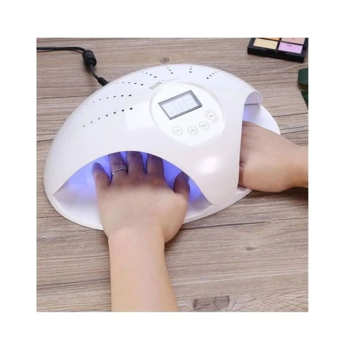 GENERICO - Lampara De Uñas Led Uv 72W Doble Manos Secado Rapido