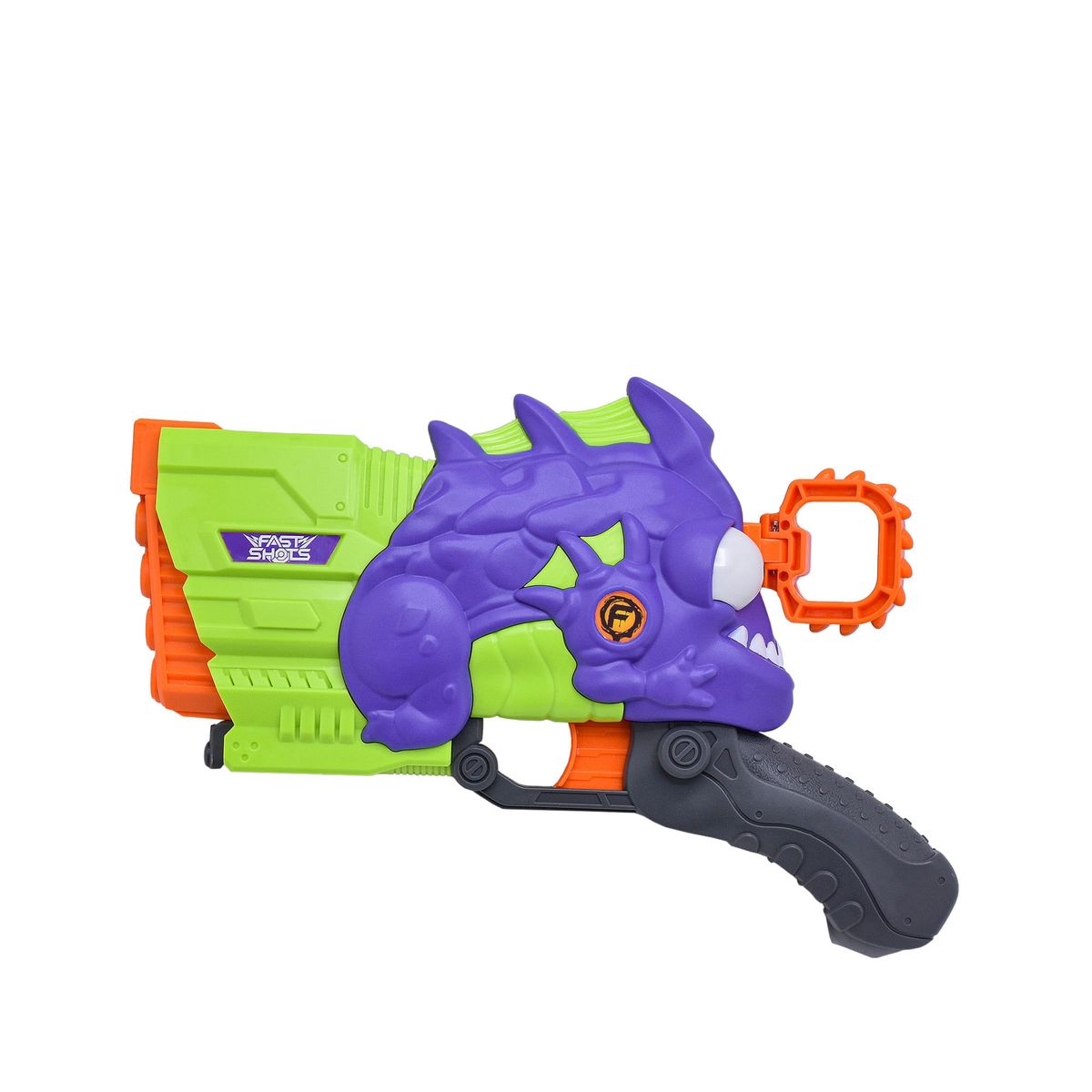 TOY LOGIC - Set Lanzador Monstruo 8 dardos Espuma y 2 objetivos Fast Shots