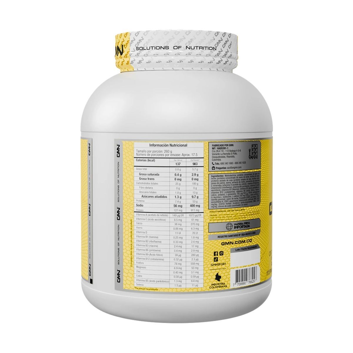 GMN - Super Mega Gainer 10 libras -  Proteína Hipercalorica