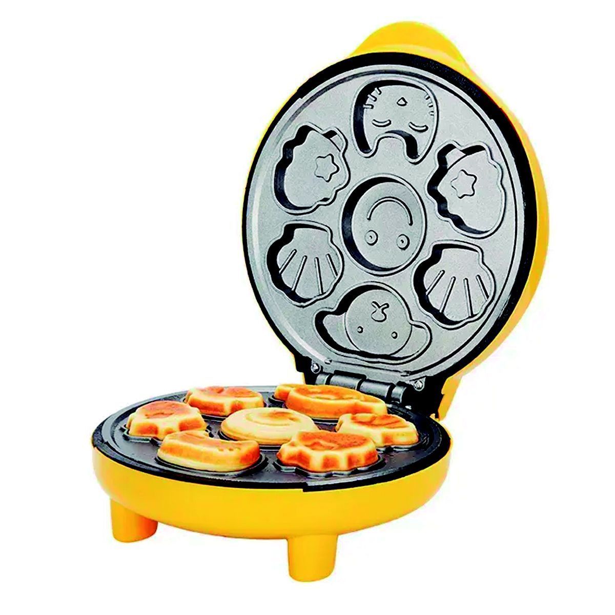 ENFANTASY - Waflera Infantil Eléctrica Antiadherente Formas Pancakes
