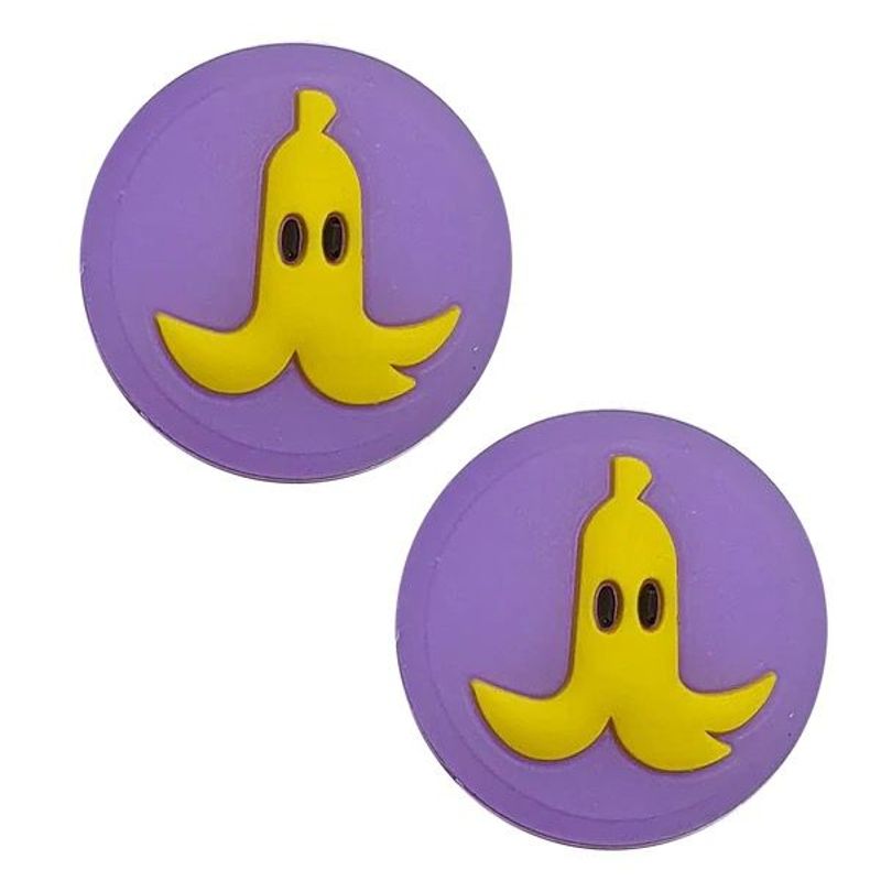 GENERICO - Protectores de Joystick para Nintendo Switch  Banana - Morado