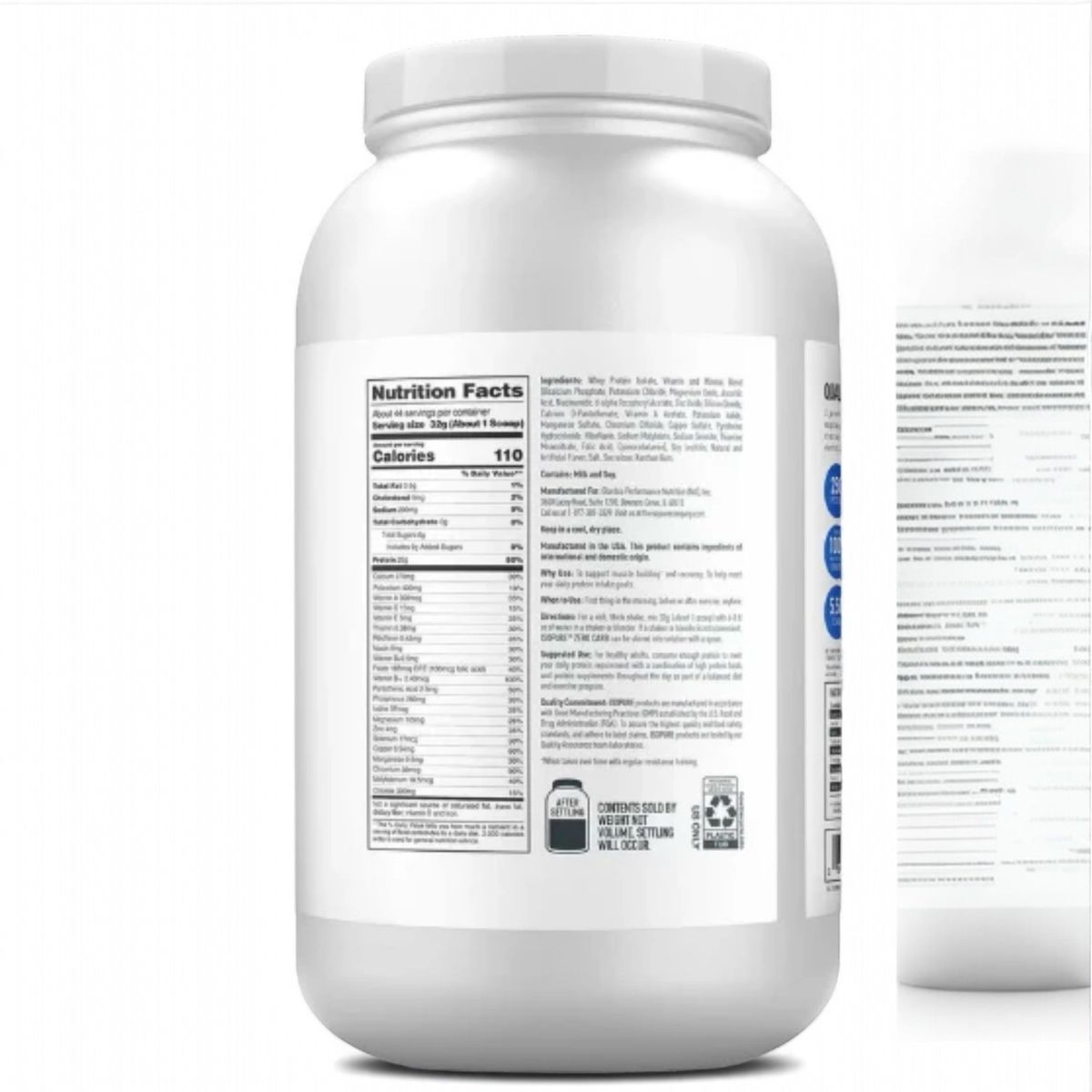 NATURES BEST - Proteina isopure 3lib  lab nature´s best vainilla