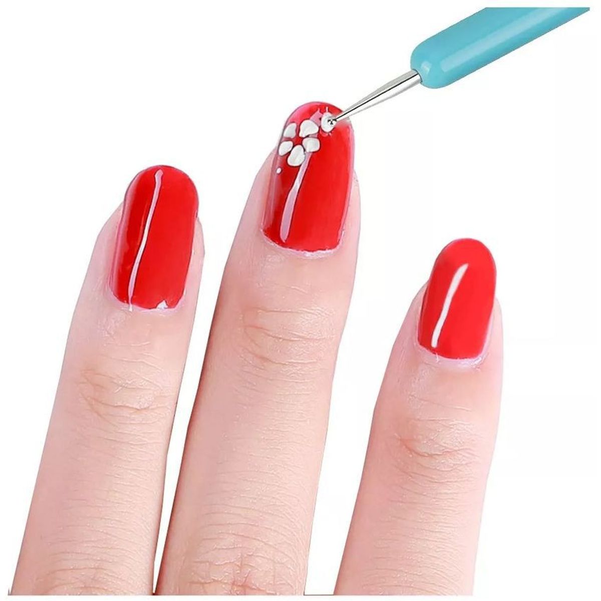 GENERICO - Kit de 5 punzones/punteros para manicura/pedicura