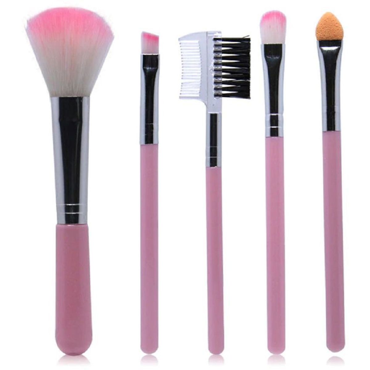 GENERICO - Set brochas de maquillaje x 5