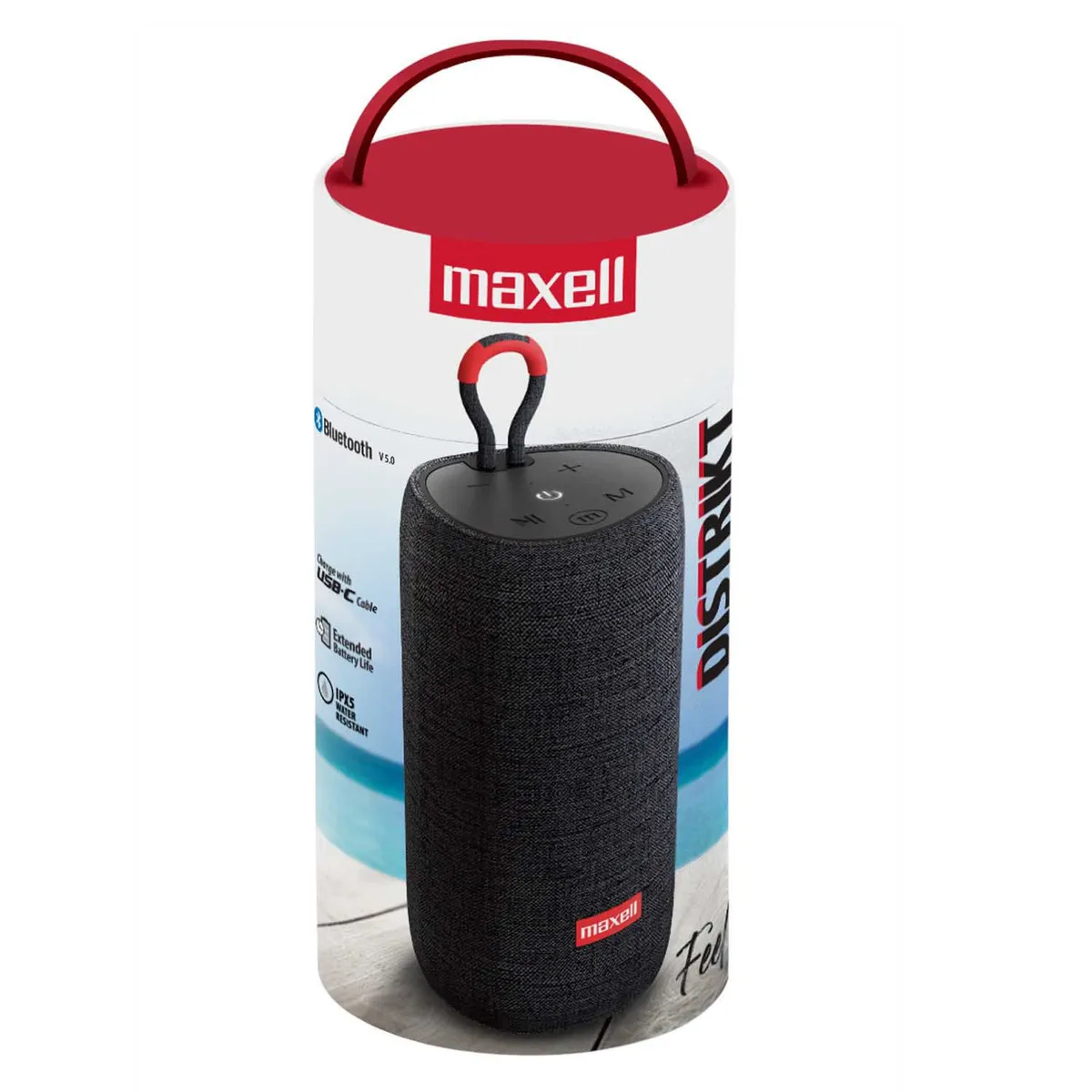 MAXELL - MAXELL BOCINA DISTRIKT BLUETOOTH BLACK