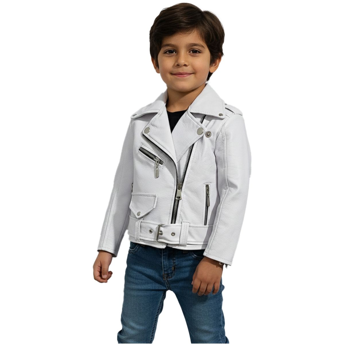 SACATE - Chaqueta para niño en cuero Tex - OR