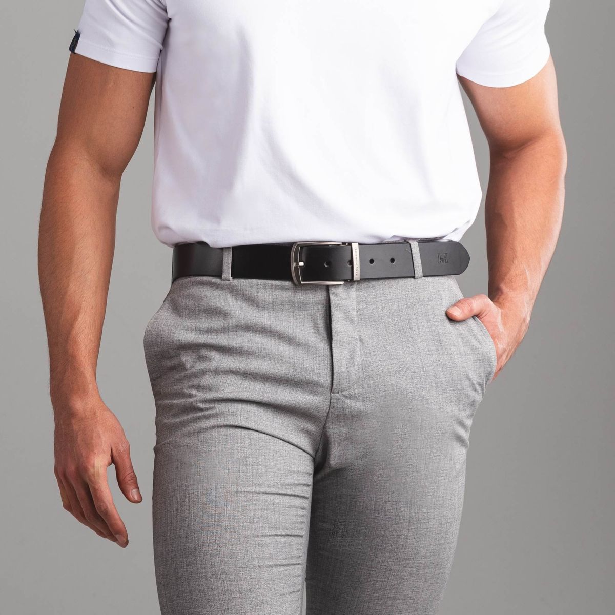 MARIO HERNANDEZ - Cinturón Formal Francisco Negro