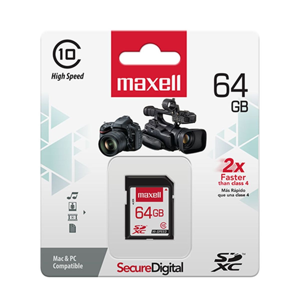 MAXELL - MAXELL MEMORIA SD 64GB CLASS 10 SDXC