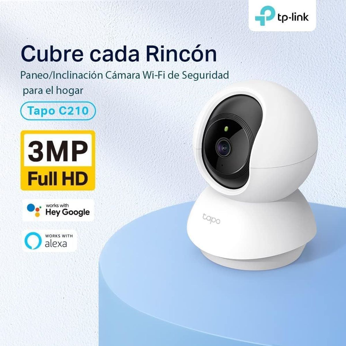 TP LINK - 2-Pack TP-Link Tapo C210 - Cámara IP WiFi 360° Cámara de Vigilancia 2K 3MP