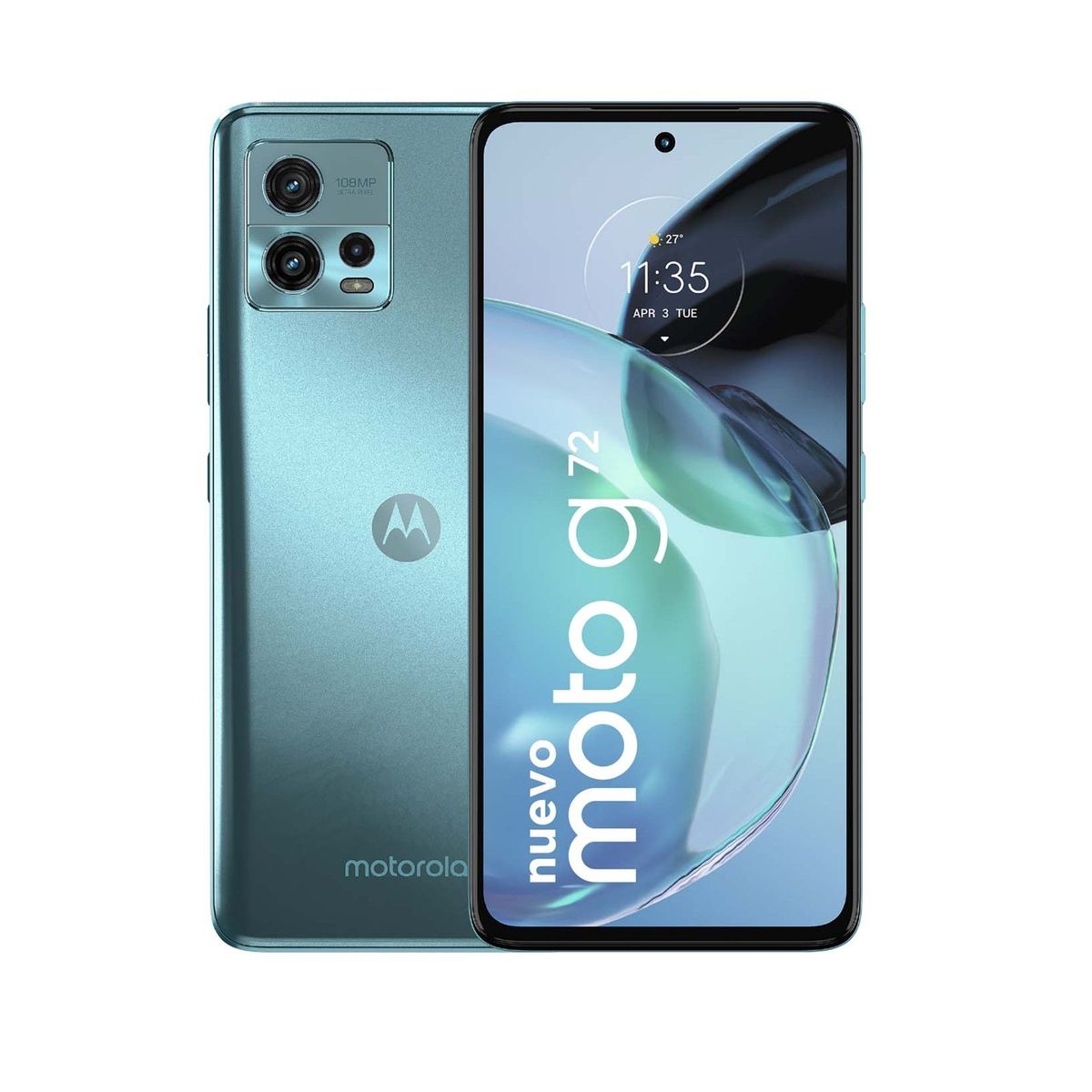 MOTOROLA - Celular MOTOROLA G72 128GB Azul