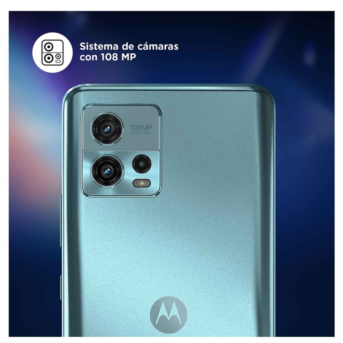 MOTOROLA - Celular MOTOROLA G72 128GB Azul