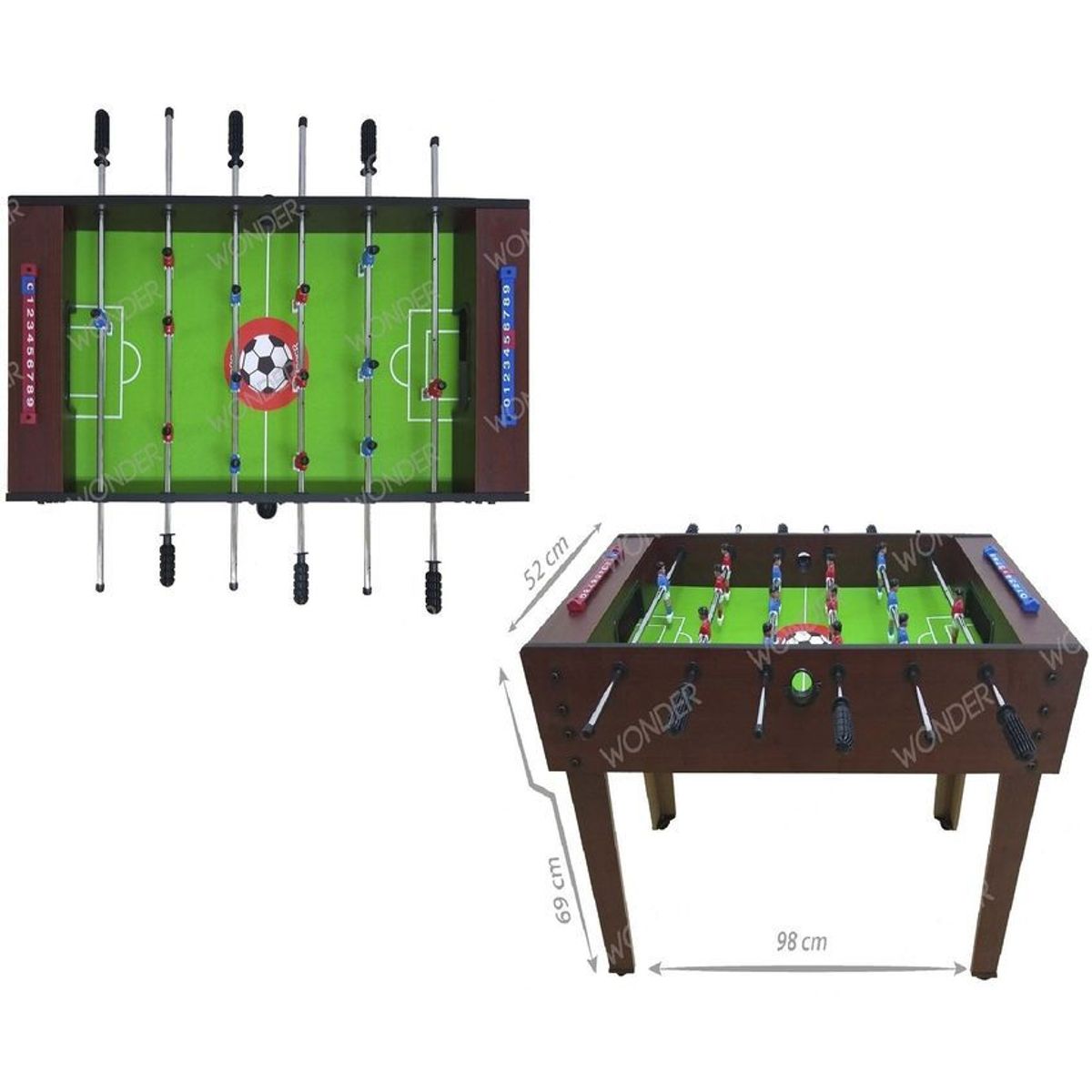 DEPORTES CBM - Futbolito mesa de futbol mdf futbolin grande alta calidad