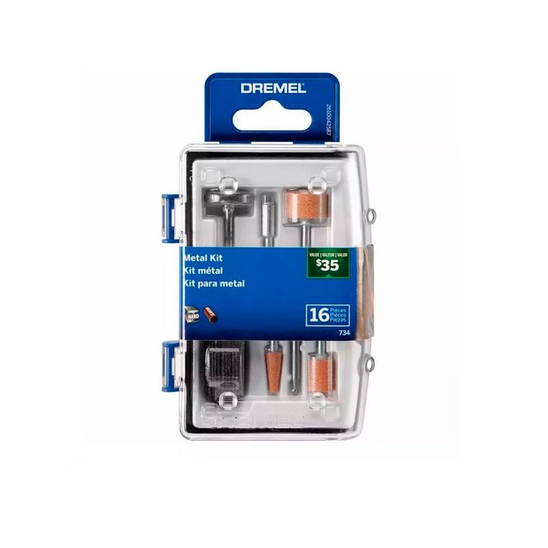 DREMEL - ACCESORIOS PARA MOTOTOOL METAL JUEGO DE 16PZS