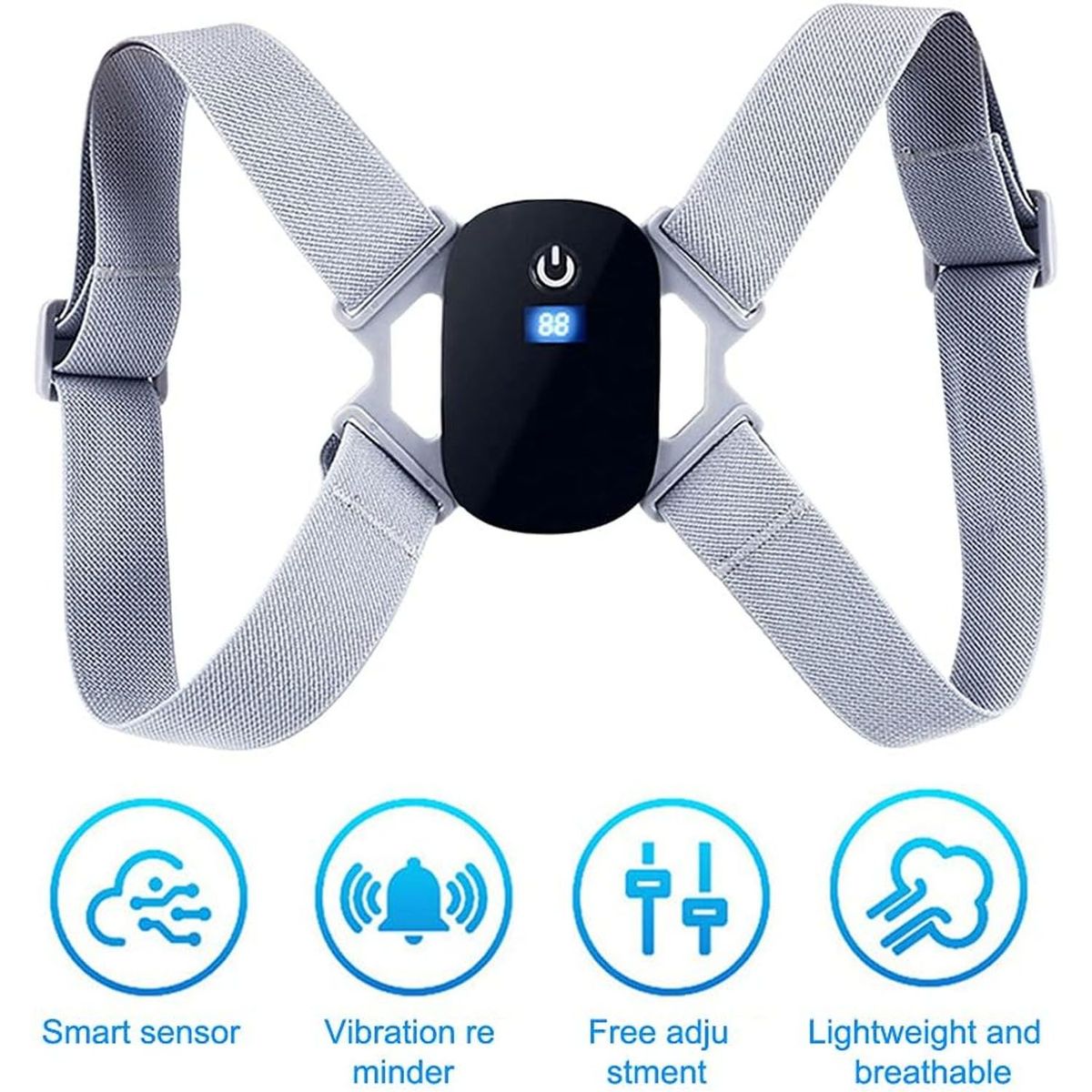 ONE PIXEL - Corrector De Postura Inteligente Vibración Espalda Recta