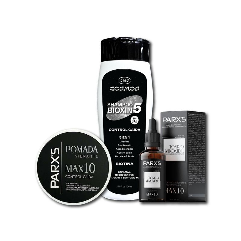 CMS BELLEZA - Combo Super MAX 10 Masculino CMS Cosmos Y Parx´s