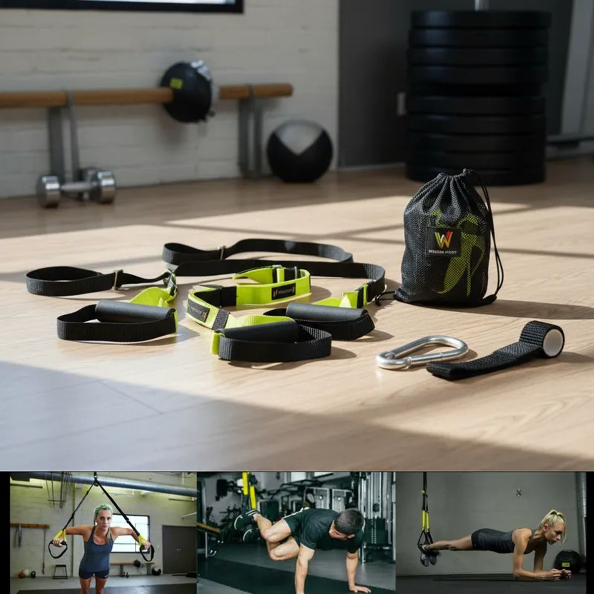 WONDER SPORT - Trx o bandas de suspension tipo trx para maxima resistencia