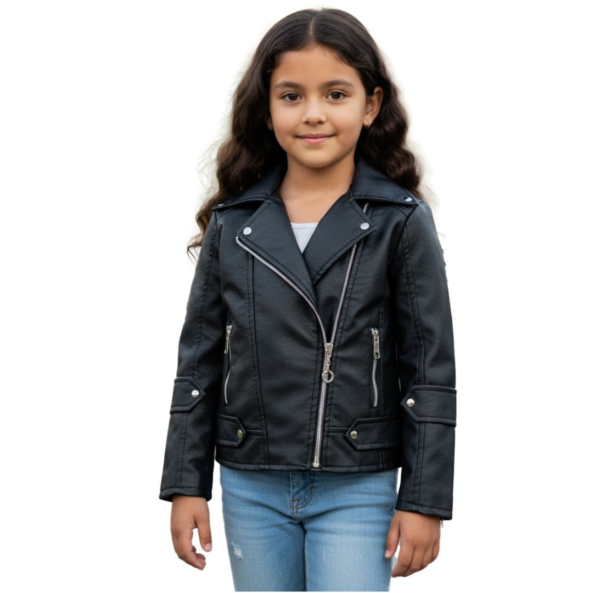 SACATE - Chaqueta para niños en cuero tex - Tipo Taches