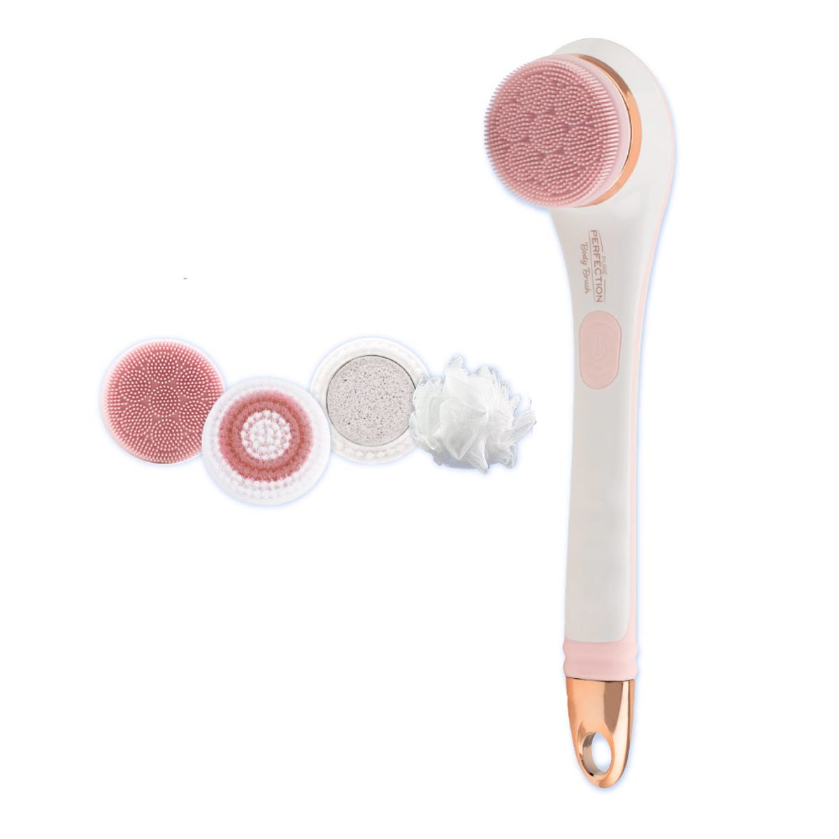 TV NOVEDADES - Cepillo Corporal Eléctrico Recargable Exfolia y Masajea Piel Suave Pure Perfection